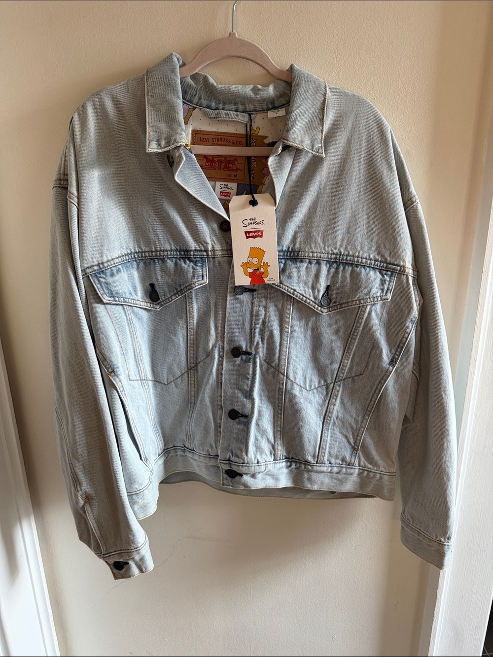 Levi's Simpsons denim jacket men’s M